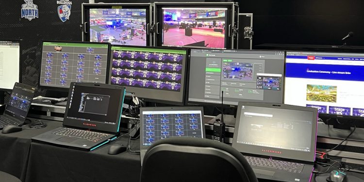 MyEvent Streams RMIT University Graduation Live from Marvel Stadium with Magewell Ultra Encode
