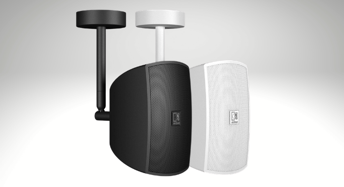 Elegant Ceiling Integration for the ATEO2 Ultra Compact Design Loudspeaker