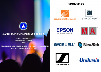 AVnTECH4Church Third Webinar Concludes Successfully