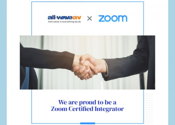Allwave AV Earns a New Credential – A ZOOM Certified Integrator