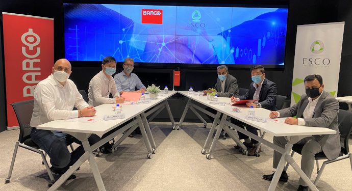 Barco Partners with ESCO to Address the New Normal Workplace