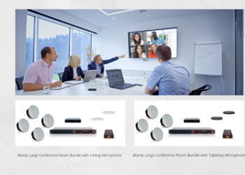 Four Complete Biamp Conference Room Bundles Certified for Microsoft Teams