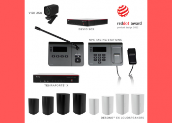 Biamp Wins Four 2022 Red Dot Awards for Outstanding Product Design