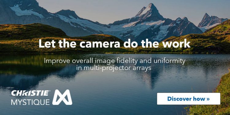 Christie Mystique Version 2.5 Saves Time, Cost and Freedom to Project Anywhere