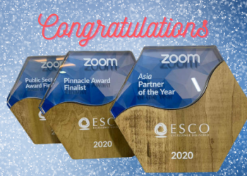 ESCO Awarded by Zoom as Asia Partner of The Year 2020