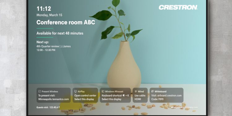 Crestron Launches Next Generation AirMedia Wireless Presentation Solution for Today’s Enterprise Workplace