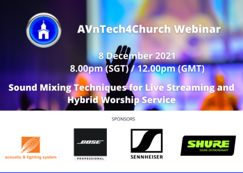 The Last AVnTech4Church Webinar for the Year Ends on a High