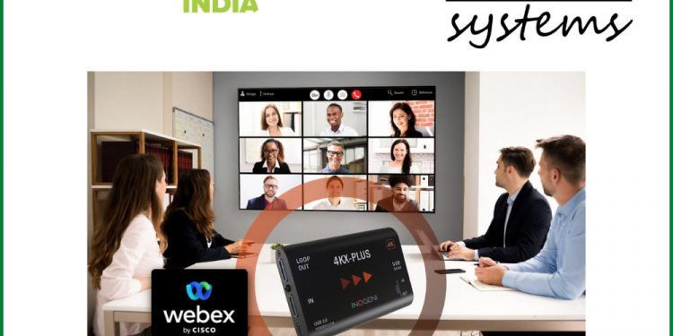 InfoComm India Highlight: Enabling BYOM on Cisco Webex Room Series with INOGENI 4KX-PLUS