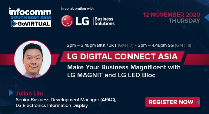 Invite to Join LG Digital Connect Asia Webinar