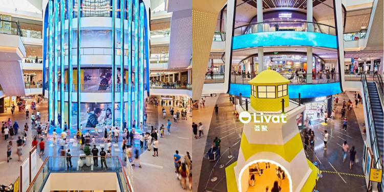 “Waterfall” LED Display in IKEA Livat Center