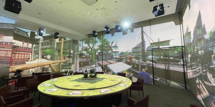 Christie lnspire Series Makes China Debut with Immersive Projections  in Fine-dining Restaurant