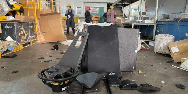 L-Acoustics Anti-Counterfeiting Task Force Seize and Destroy Fake Loudspeakers