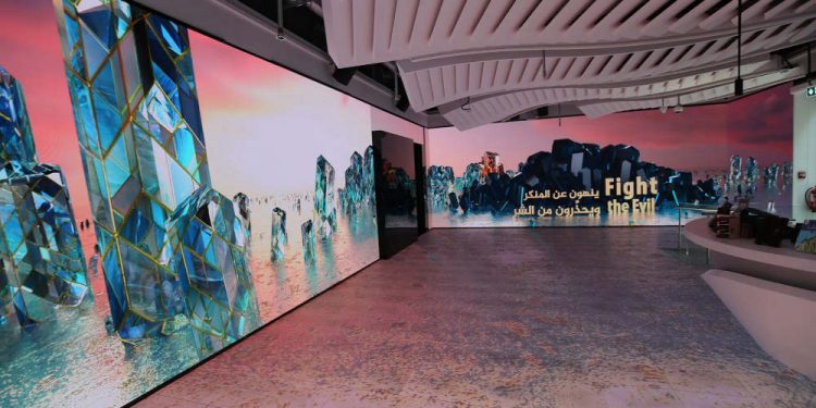 YES TECH Creates Creative-shaped Mini LED Immersive Interactive Scene