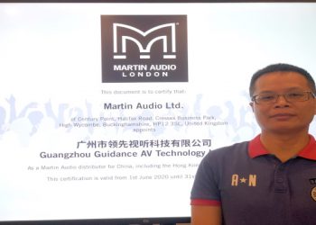 Guangzhou Guidance to Boost Martin Audio’s Chinese Distribution