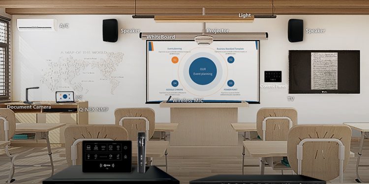 Q-NEX Solution Makes Smart Classroom Management Easier