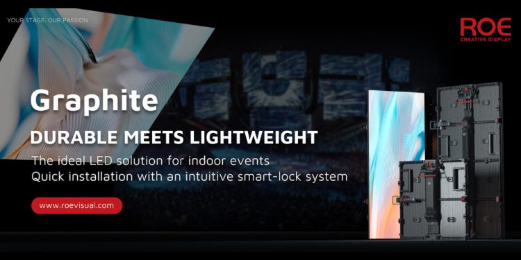 ISE 2022: ROE Visual Launches Graphite LED Panel