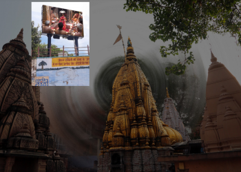 Varanasi in all its Vividness on Giant LEDs