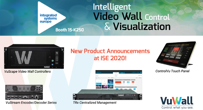 ISE 2020: VuWall Increases Productivity and Enhances Visualization