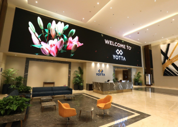Delta Displays Sets Up Massive LED Display at Yotta NM1 Data Center