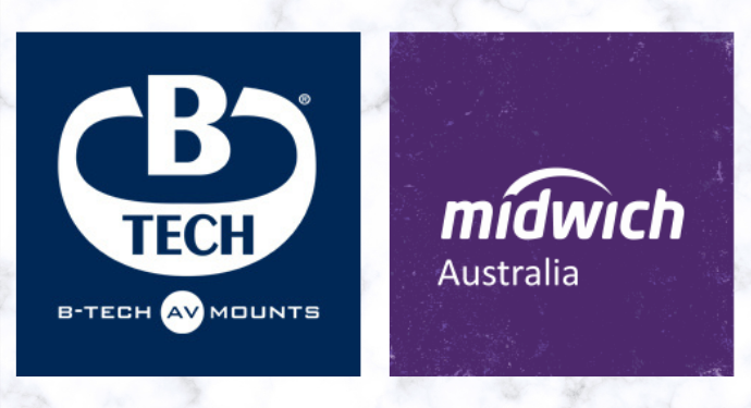 B-Tech AV Mounts & Midwich Australia Pty Ltd Announce Official ANZ Distribution Partnership