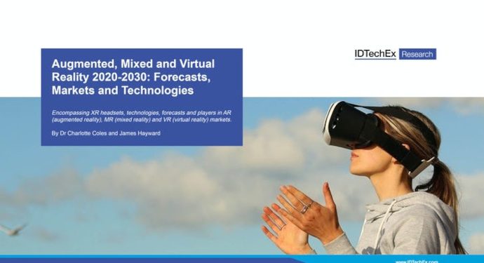 IDTechEx Predict the AR/VR/MR Market to be Over $30Bn by 2030
