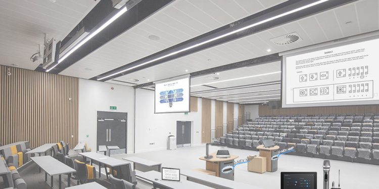 Q-NEX AV Control Application In Multipurpose Classrooms