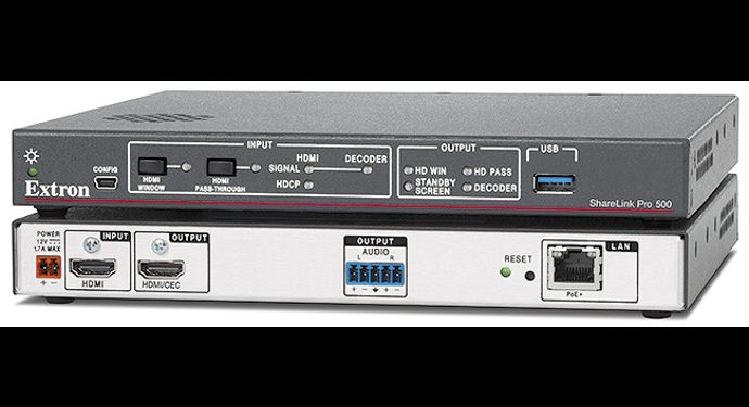 Extron ShareLink Pro 500 Provides Powerful and Cost-Effective Wireless Collaboration
