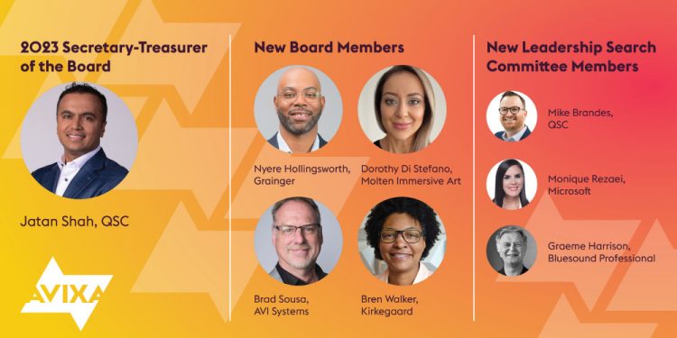 AVIXA Announces 2023 Board of Directors, Leadership Search Committee Members