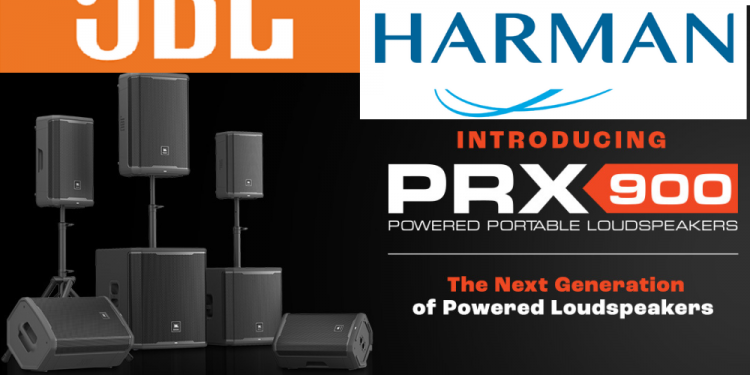JBL Professional Introduces PRX900 Series Professional Portable PA