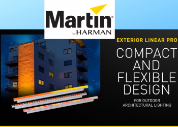 Martin Introduces Permanent, Compact Outdoor Linear Lighting Series