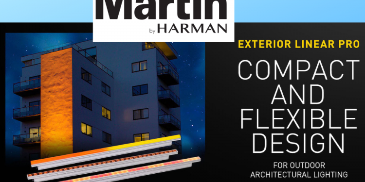 Martin Introduces Permanent, Compact Outdoor Linear Lighting Series