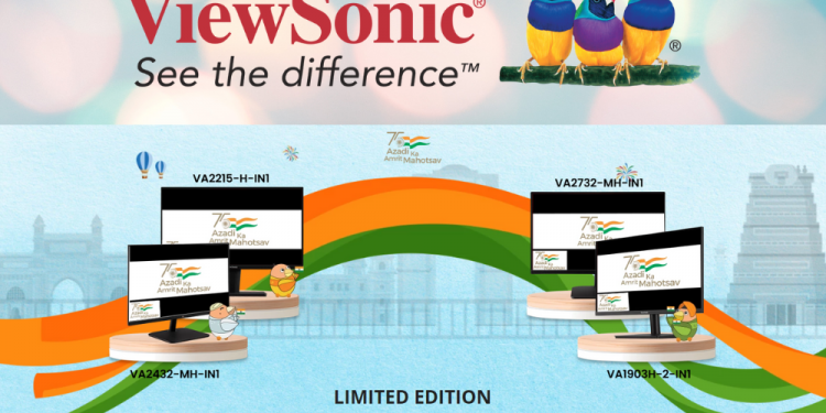 ViewSonic India Celebrates Azadi Ka Amrit Mahotsav with Special Edition Monitors