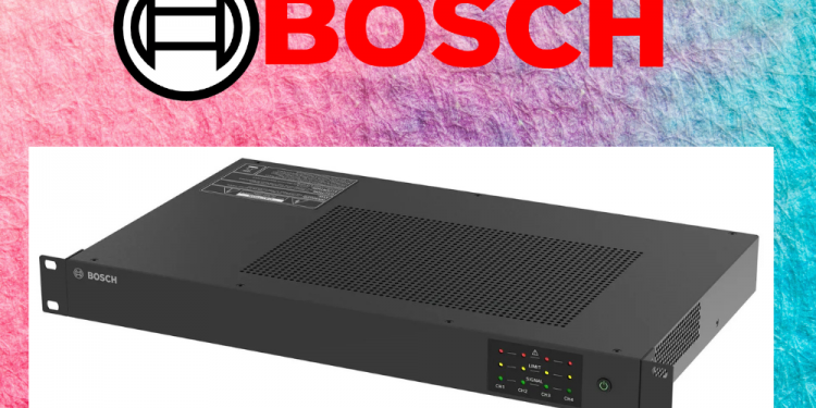 Bosch Introduces New Power Amplifier PRM-4P600 for SMB Installs
