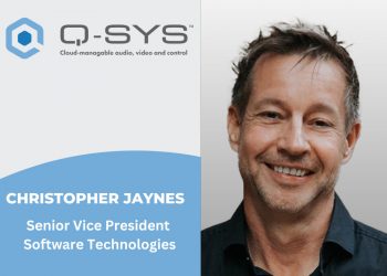 Christopher Jaynes Joins Q-SYS as Senior Vice President of Software Technologies