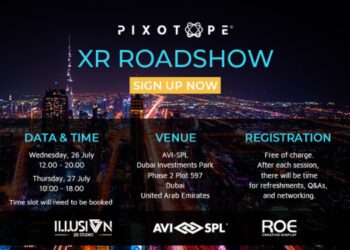 ROE Visual Partners with AVI-SPL, Pixotope and Illusion XR Studio for XR Roadshow