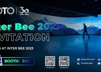AOTO Joins Toei Tokyo, Koto Electric Group, and Many Other Industry Giants at Inter Bee Japan 2023
