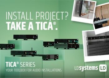 LD Systems Launches New TICA Series for Installation Market