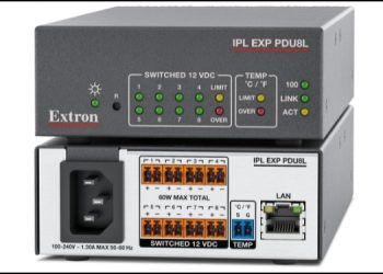 Extron Now Shipping Power Expansion Interface with Centralised 12V DC Power Management and More