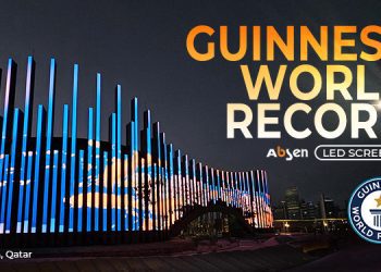 Guinness World Record for Qatar Expo Illuminated by Absen LED Screens
