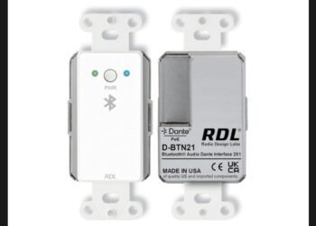 RDL Delivers Five New Single-Gang Dante Interfaces