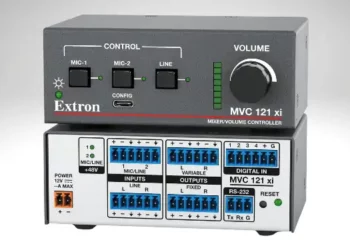 Extron is Now Shipping a New Three Source Audio Mixer with DSP
