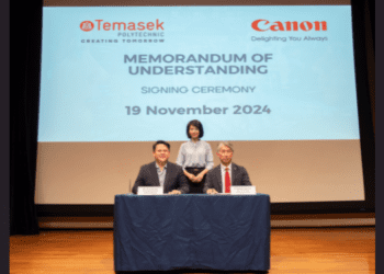Canon Singapore and Temasek Polytechnic Sign MOU to Advance Security Training and Development