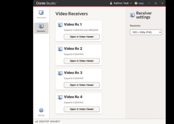 Dante Strengthens Multichannel Dante AV Offerings with Dante Studio v2.6 and Dante AV-H v1.5 Releases
