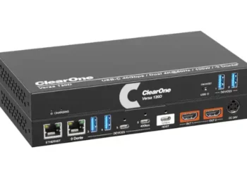 ClearOne Launches Versa 120D: Seamless Dante Audio and USB-C Docking for Hybrid Meeting Spaces