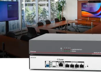 Extron Ships the NetPA 204 POE Multi-Zone PoE Amplifier with DSP and Dante