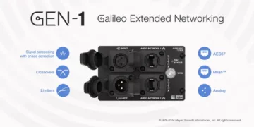 Meyer Sound Introduces GEN-1 Technology for Networked Loudspeakers