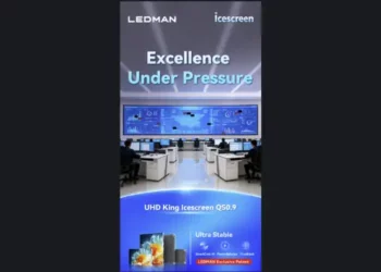 Ledman “UHD King Icescreen QS0.9” Cools Down the Micro-LED Pitch Competition