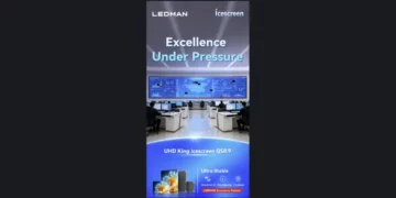Ledman “UHD King Icescreen QS0.9” Cools Down the Micro-LED Pitch Competition