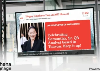 DVI Solutions Introduces Athena Signage: A Centralised Platform for Workplace Communication