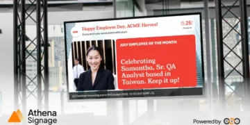 DVI Solutions Introduces Athena Signage: A Centralised Platform for Workplace Communication